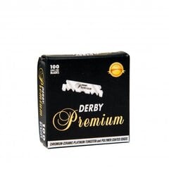 Ühe teraga pardlid Derby Premium, 100 tk. цена и информация | Косметика и средства для бритья | kaup24.ee