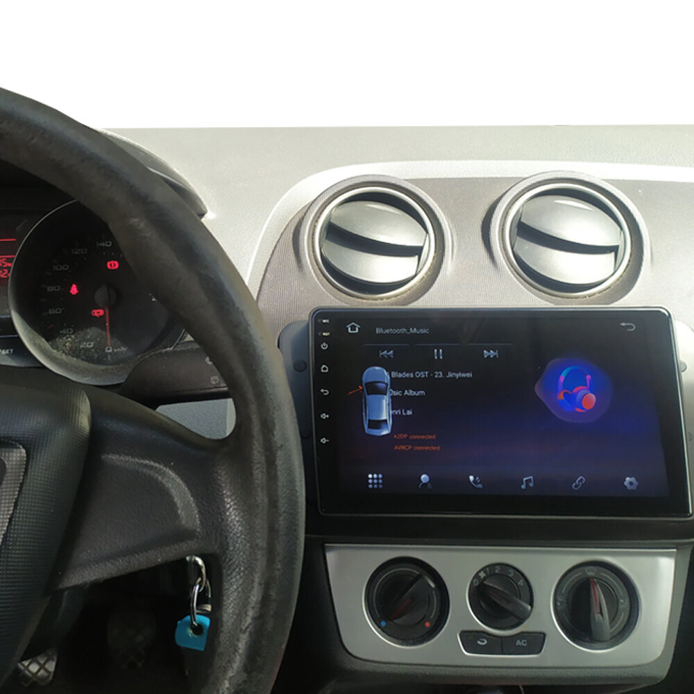 SEAT IBIZA 2009-13 Android multimeedia 9" ekraan autoraadio GPS/WIFI/Bluetooth hind ja info | Autoraadiod, multimeedia | kaup24.ee