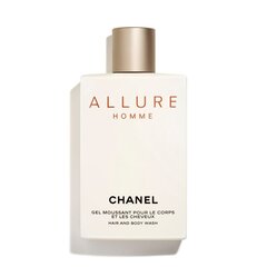 Dušigeel Chanel Allure Homme meestele 200 ml hind ja info | Dušigeelid, õlid | kaup24.ee