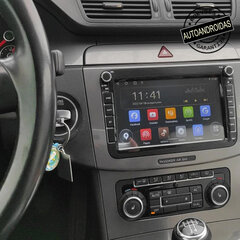 VOLKSWAGEN SKODA SEAT UNIVERSALI 2003-13 Android мультимедиа Экран 8 дюймов Экран Авторадио GPS/WIFI/Bluetooth цена и информация | Автомагнитолы, мультимедиа | kaup24.ee