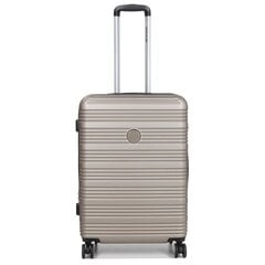 Дорожный чемодан Airtex, цвета шампанского, 805/24 цена и информация | Чемоданы, дорожные сумки | kaup24.ee