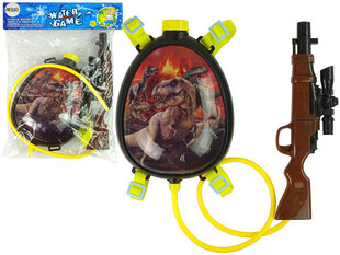 Игрушечный водяной пистолет с рюкзаком и динозаврами LeanToys цена и информация | Игрушки для песка, воды, пляжа | kaup24.ee