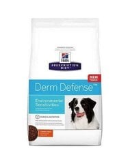 Kuivtoit koertele Hill's Prescription Diet Canine Derm Defense, 12 kg hind ja info | Kuivtoit koertele | kaup24.ee