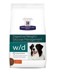 Kuivtoit koertele Hill's Prescription Diet w/d Canine, 4 kg hind ja info | Kuivtoit koertele | kaup24.ee