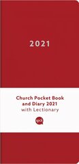 Church Pocket Book and Diary 2021 Red цена и информация | Духовная литература | kaup24.ee