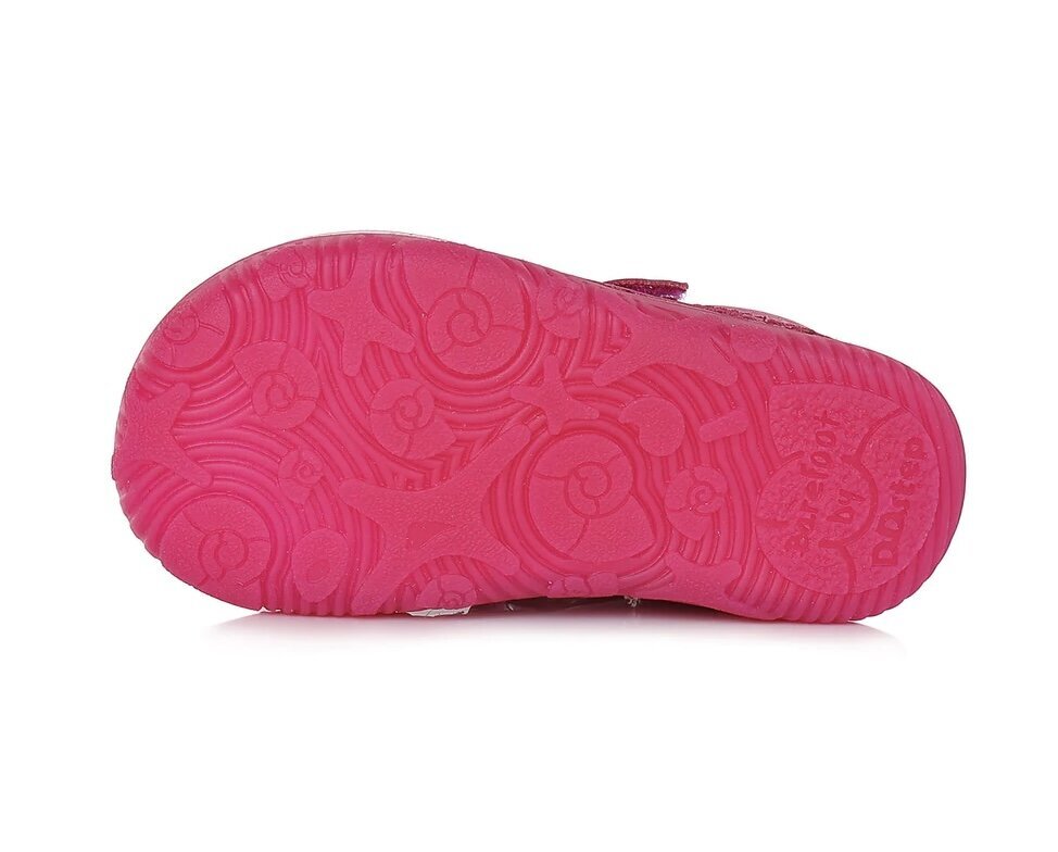 Nahast saapad tüdrukutele D.D.STEP. S073-399A. Dark Pink. hind ja info | Laste saapad | kaup24.ee