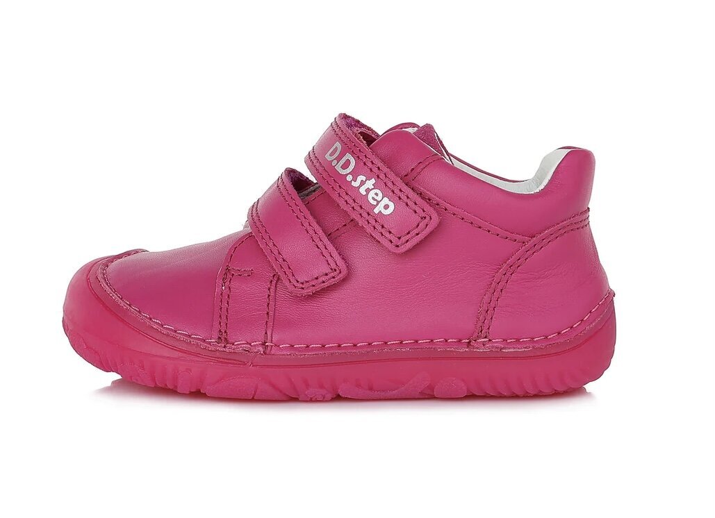 Nahast saapad tüdrukutele D.D.STEP. S073-399A. Dark Pink. hind ja info | Laste saapad | kaup24.ee