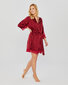 Naiste hommikumantel Mona Satin (burgundy) hind ja info | Naiste hommikumantlid | kaup24.ee