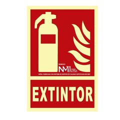 Знак Normaluz Extintor PVC (21 x 30 cm) цена и информация | Настенные деревянные декорации | kaup24.ee