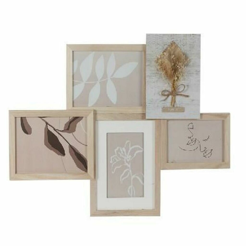 Fotoraam DKD Home Decor Kristall Naturaalne Shabby Chic (53 x 2,4 x 39,5 cm) цена и информация | Pildiraamid | kaup24.ee