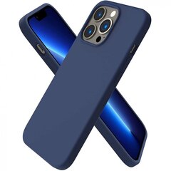 Mocco Ultra Slim Soft Matte 0.3 mm Матовый Силиконовый чехол для Apple iPhone 14 Pro Темно-синий цена и информация | Чехлы для телефонов | kaup24.ee