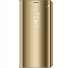 Mocco Clear View skirtas Samsung Galaxy A22 5G, auksinis цена и информация | Чехлы для телефонов | kaup24.ee