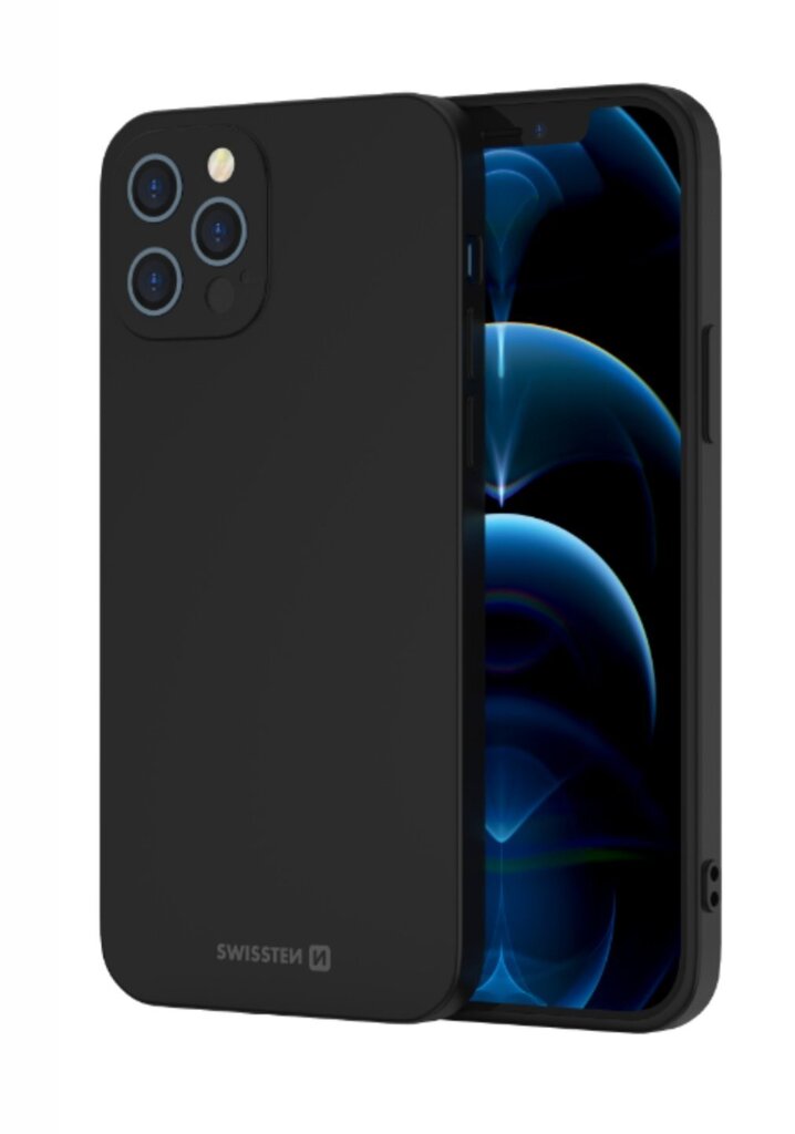 Swissten Soft Joy skirtas Samsung Galaxy S23 Plus, juodas цена и информация | Telefoni kaaned, ümbrised | kaup24.ee