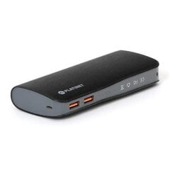 Universaalne kaasaskantav aku Platinet (PMPB15LQCB) 15000 mAh + micro USB 3.0 kaabel, 2.4 A, must nahast viimistlus hind ja info | Akupangad | kaup24.ee