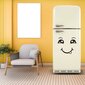 Vinüülkleebis uksele või külmkapile, armas nägu naeratav – 50 x 50 cm hind ja info | Seinakleebised | kaup24.ee