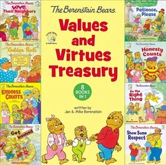 Berenstain Bears Values and Virtues Treasury: 8 Books in 1 цена и информация | Книги для малышей | kaup24.ee