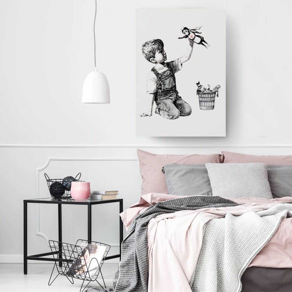 Seinaplakat Banksy Graffiti Boy Interior Decor - 100 x 71 cm цена и информация | Seinakleebised | kaup24.ee