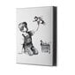Seinapildi lõuend Banksy Graffiti Boy sisekujundus – 100 x 71 cm hind ja info | Seinapildid | kaup24.ee