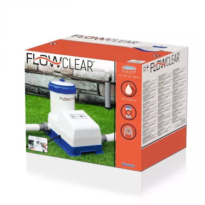 Basseini filtripump Bestway® Flowclear™ WiFi, koos taimeriga, 7570 l/h, 125 W hind ja info | Basseini filtrid | kaup24.ee