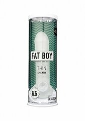 Фаллоимитатор Fat Boy Thin 16,5 см, прозрачный цена и информация | Эрекционные кольца, насадки на пенис | kaup24.ee