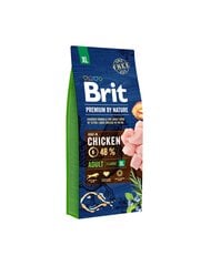 Brit Premium by Nature Adult XL полноценный корм для взрослых собак 15кг цена и информация |  Сухой корм для собак | kaup24.ee