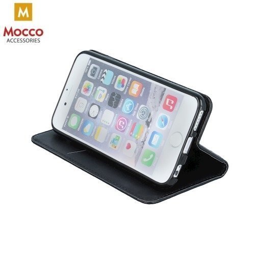 Mocco Smart Dots Book Case For Apple iPhone X Black hind ja info | Telefoni kaaned, ümbrised | kaup24.ee