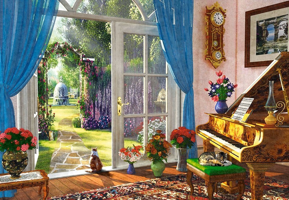 Pusle Castorland Doorway Room View, 1000-osaline цена и информация | Pusled | kaup24.ee