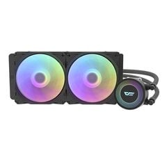 Кулер для процессор Darkflash DA240 LED PC Water Cooling 2x 120x120, черный цена и информация | Кулеры для процессоров | kaup24.ee