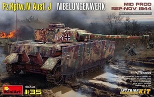 Liimitav mudel MiniArt 35339 Pz.Kpfw.IV Ausf. J Nibelungenwerk. Mid Prod. (Sep-Nov 1944) 1/35 цена и информация | Склеиваемые модели | kaup24.ee