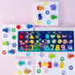 Hariv ja arendav mäng Montessori pusle/sobituslaud; Montessori matching board CSDW-011, 95 tk hind ja info | Tüdrukute mänguasjad | kaup24.ee