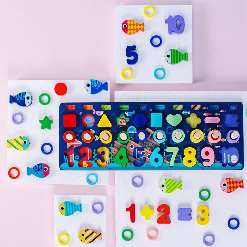 Hariv ja arendav mäng; Montessori pusle; Tee seda ise (DIY) mäng; Montessori sobituslaud; Montessori matching board CSDW-011, 95 tk. hind ja info | Arendavad mänguasjad | kaup24.ee
