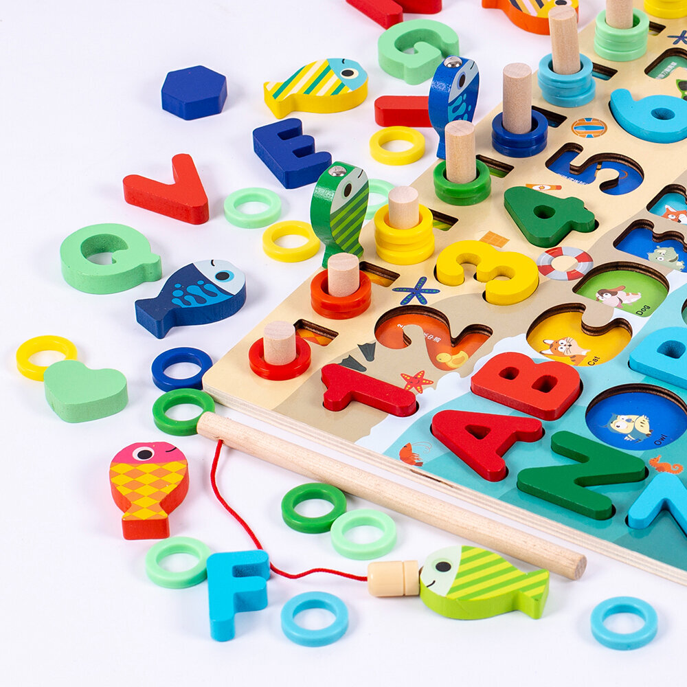 Hariv ja arendav mäng; Montessori pusle; Tee seda ise (DIY) mäng; Montessori sobituslaud; Montessori matching board CSDW-012, 121 tk. hind ja info | Arendavad mänguasjad | kaup24.ee