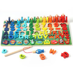 Hariv ja arendav mäng; Montessori pusle; Tee seda ise (DIY) mäng; Montessori sobituslaud; Montessori matching board CSDW-020, 131 tk. цена и информация | Развивающие игрушки | kaup24.ee