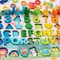 Hariv ja arendav mäng; Montessori pusle; Tee seda ise (DIY) mäng; Montessori sobituslaud; Montessori matching board CSDW-020, 131 tk. hind ja info | Arendavad mänguasjad | kaup24.ee