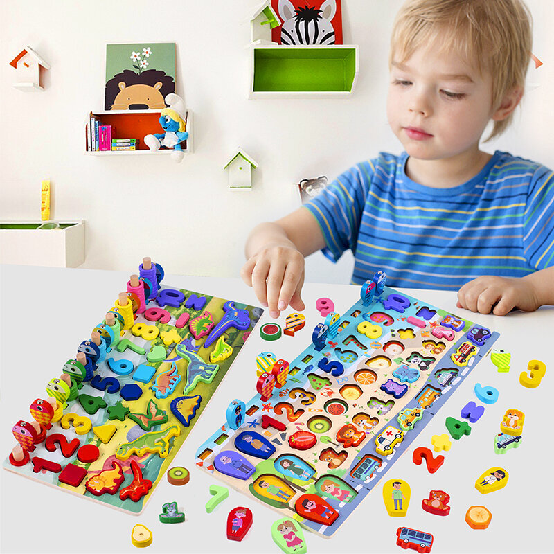 Hariv ja arendav mäng; Montessori pusle; Tee seda ise (DIY) mäng; Montessori sobituslaud; Montessori matching board CSDW-025, 105 tk. hind ja info | Arendavad mänguasjad | kaup24.ee
