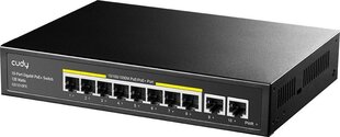 Коммутатор Cudy GS1010PE, 8 портов Gigabit PoE Switch, 120 Вт цена и информация | Коммутаторы (Switch) | kaup24.ee