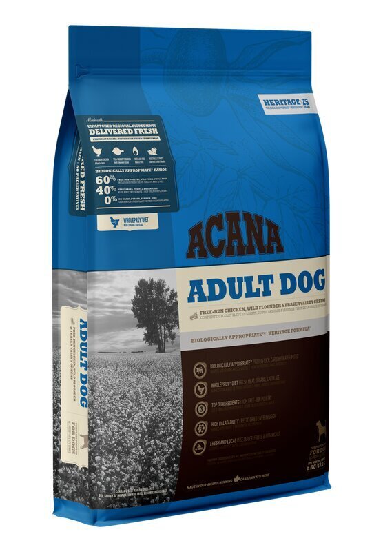 Kuivtoit koertele Acana Adult Dog 11,4 kg цена и информация | Kuivtoit koertele | kaup24.ee