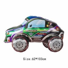 Fooliumist õhupall 4D võidusõiduauto SET1, 1 tk цена и информация | Шарики | kaup24.ee