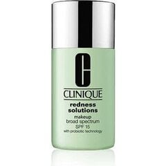 Peitekreem Clinique Redness Solutions SPF15 30 ml, 06 Calming Vanilla hind ja info | Jumestuskreemid, puudrid | kaup24.ee