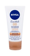Tooniv niisutav kreem Nivea BB Cream 5in1 Beautifying Medium to Dark SPF10, 50 ml hind ja info | Näokreemid | kaup24.ee
