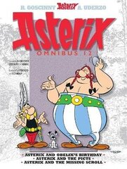 Asterix: Asterix Omnibus 12: Asterix and Obelix's Birthday, Asterix and The Picts, Asterix and The Missing Scroll hind ja info | Noortekirjandus | kaup24.ee