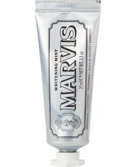 Mündimaitseline valgendav hambapasta Marvis Whitening Mint 25 ml hind ja info | Suuhügieen | kaup24.ee