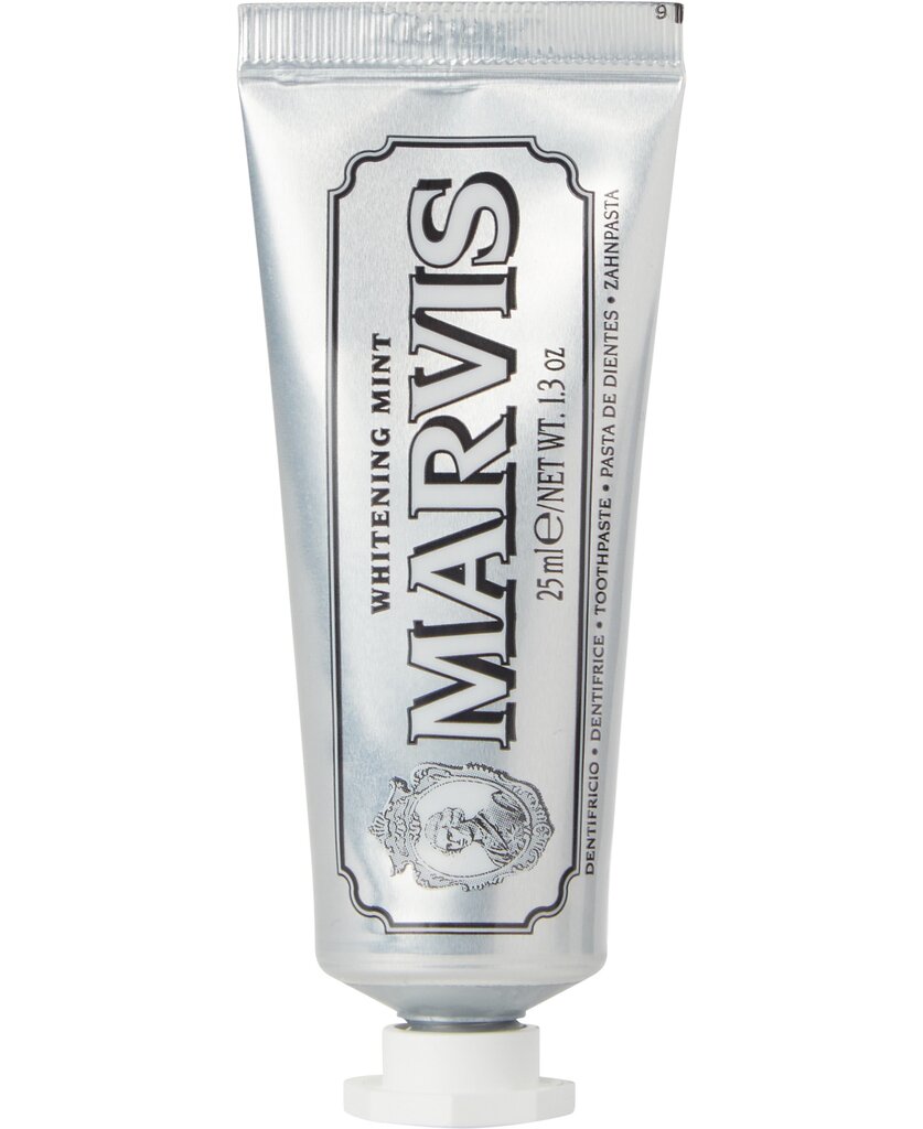 Mündimaitseline valgendav hambapasta Marvis Whitening Mint 25 ml цена и информация | Suuhügieen | kaup24.ee