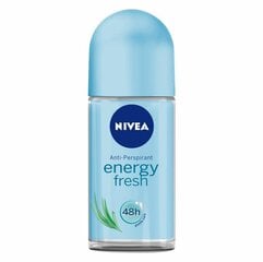 Роликовый дезодорант Nivea Energy Fresh 50 мл цена и информация | Дезодоранты | kaup24.ee