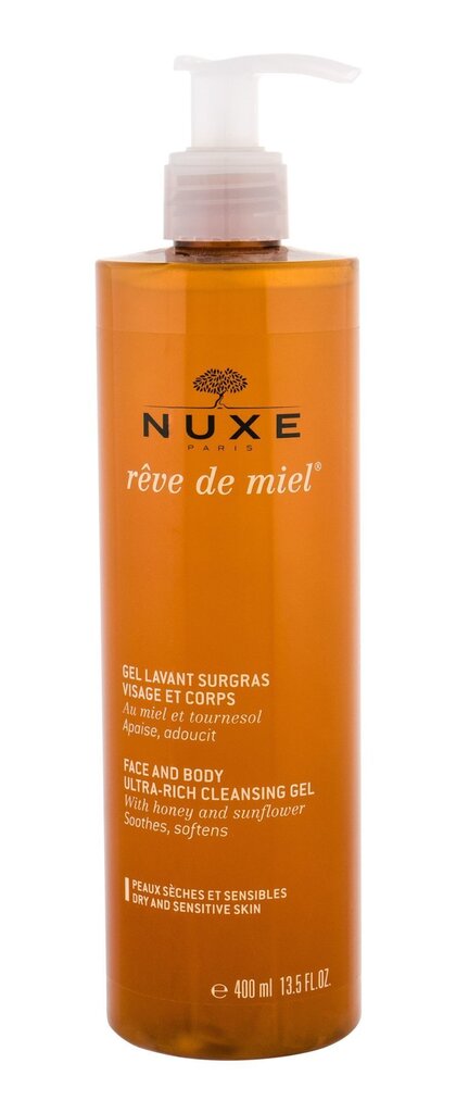 Dušigeel Nuxe Reve de Miel Face And Body naistele 400 ml hind ja info | Dušigeelid, õlid | kaup24.ee