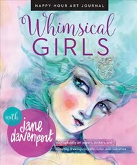 Whimsical Girls: Fun Inspiration and Instant Creative Gratification hind ja info | Värviraamatud | kaup24.ee