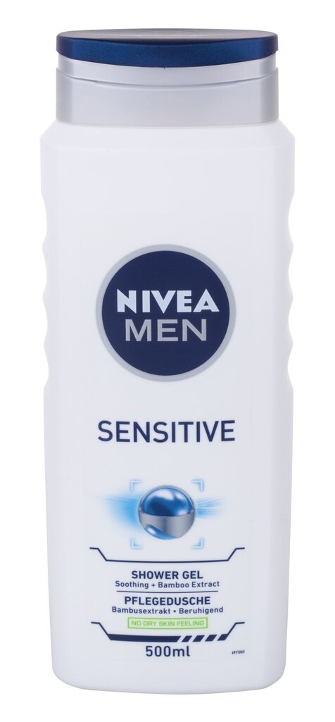 Dušigeel-šampoon Nivea Men Sensitive 500 ml hind ja info | Dušigeelid, õlid | kaup24.ee