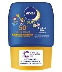 Apsauginis losjonas nuo saulės vaikams Nivea Sun Kids Extra Water Resistant SPF50+ 50 ml hind ja info | Laste ja ema kosmeetika | kaup24.ee