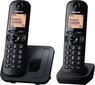 Lauatelefon Panasonic KX-TGC212, must цена и информация | Lauatelefonid | kaup24.ee