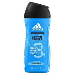 Adidas 3in1 After Sport гель для душа для мужчин 400 мл цена и информация | Масла, гели для душа | kaup24.ee